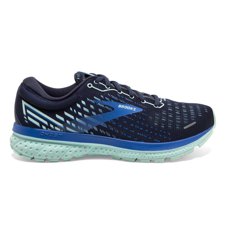 Brooks Ghost 13 Road Running Shoes - Women's - Peacoat/Blue Tint/Strong Blue (18362-EXAW)